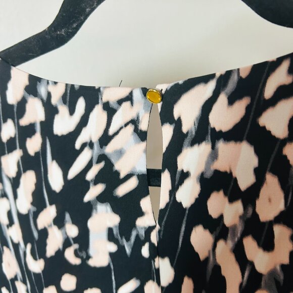 NEW Calvin Klein Abstract Sleeveless Pink/Gray/Black Blouse, NWOT - Picture 3 of 5